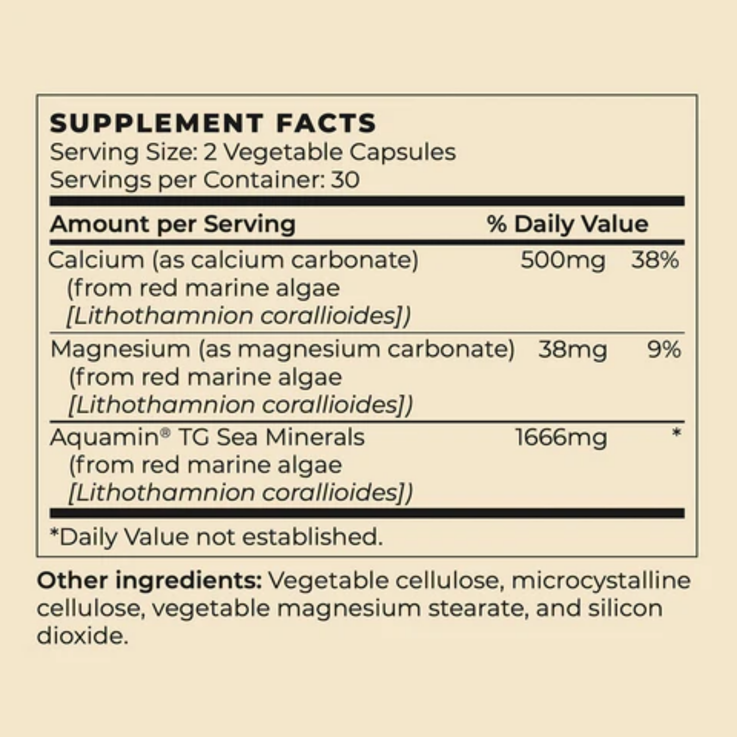 Dude Vibe Vegan Calcium Supplement