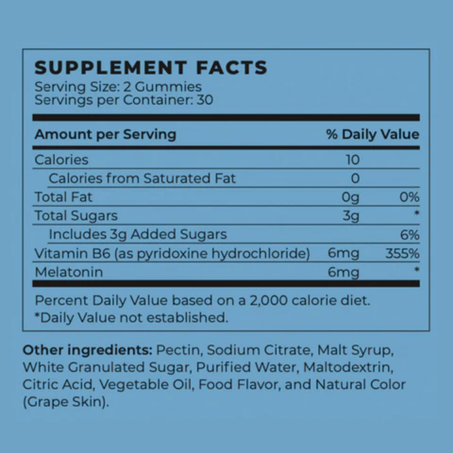 Dude Vibe Vegan Melatonin Sleep Gummies