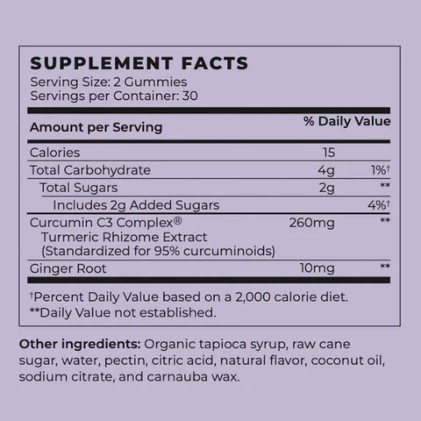 Dude Vibe Vegan Turmeric & Ginger Happy Joints Gummies