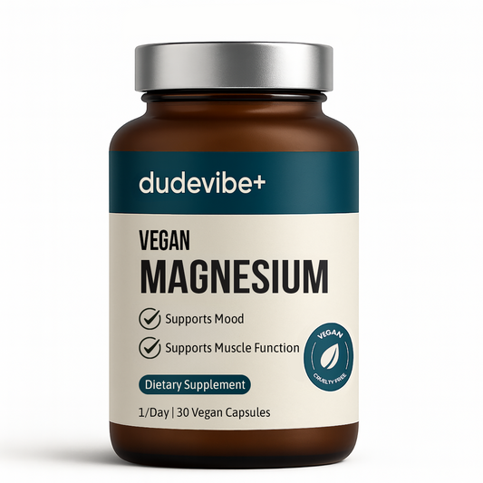 Dude Vibe Vegan Chelated Magnesium Supplement