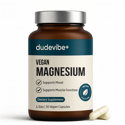Dude Vibe Vegan Chelated Magnesium Supplement