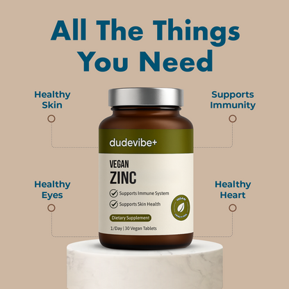 Dude Vibe Vegan Zinc Supplement