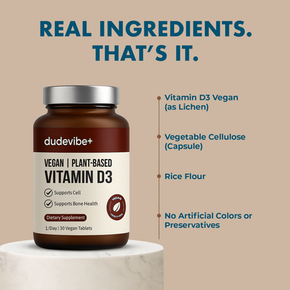 Dude Vibe Vegan Vitamin D3 Supplement