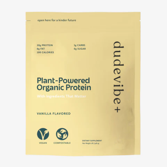 Organic Vegan Protein Powder - Vanilla Flavored