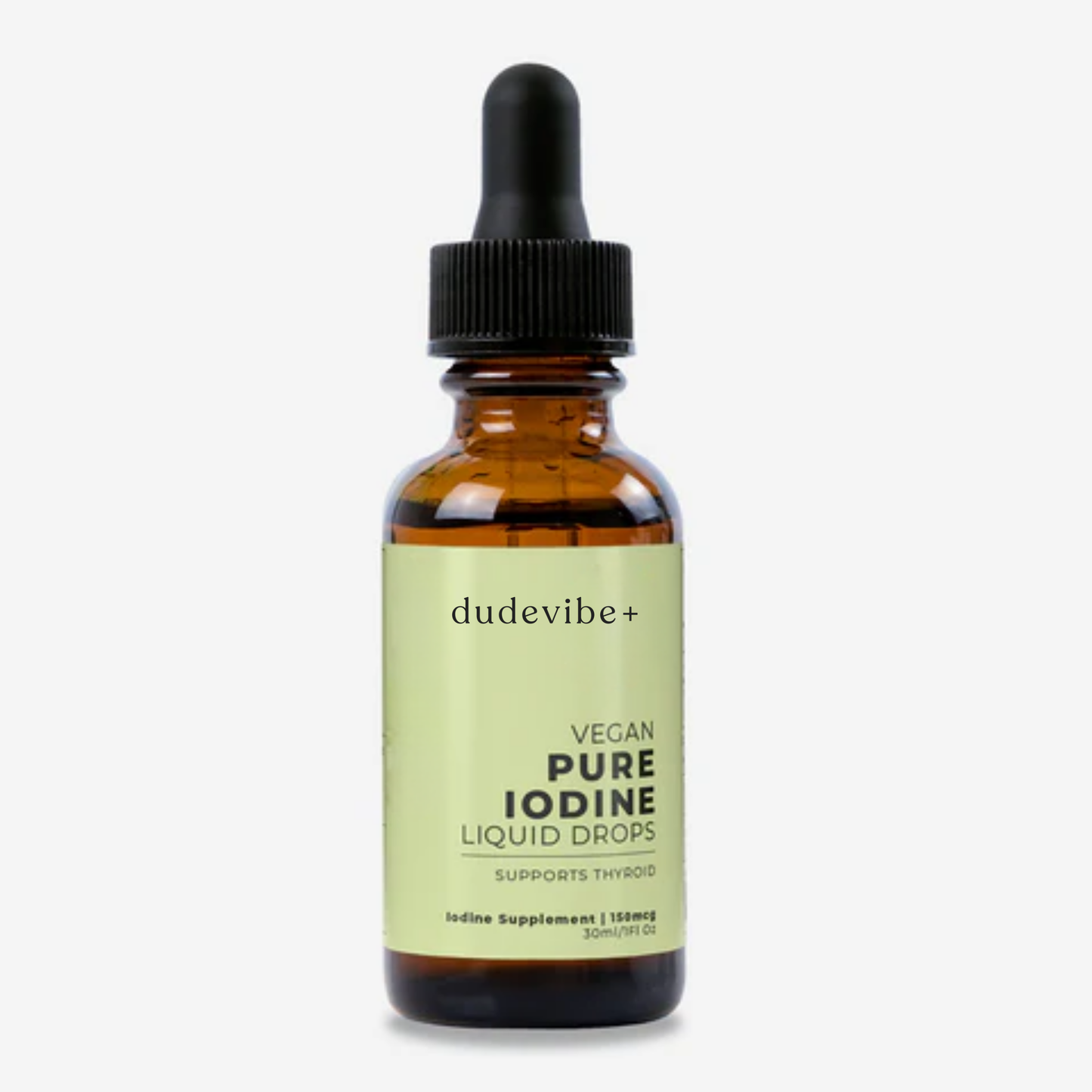Dude Vibe Vegan Iodine Supplement - Liquid Drops